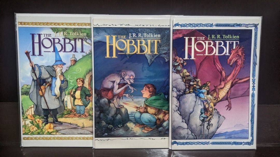 The Hobbit complete comics set (1989-1990) (Category: Comics & Manga) located in Quezon City. Submitted by ken_san (Listing ID 1455817960, Image 3). Description: Complete set of all 3 comics illustrated by David Wenzel: • Book One of Three (1989) – First Printing • Book Two of Three (1990) – First Printing • Book Three of Three (1990) – First Printing Original first print editions. Published by Eclipse Enterprises. Pickup location (by schedule): 