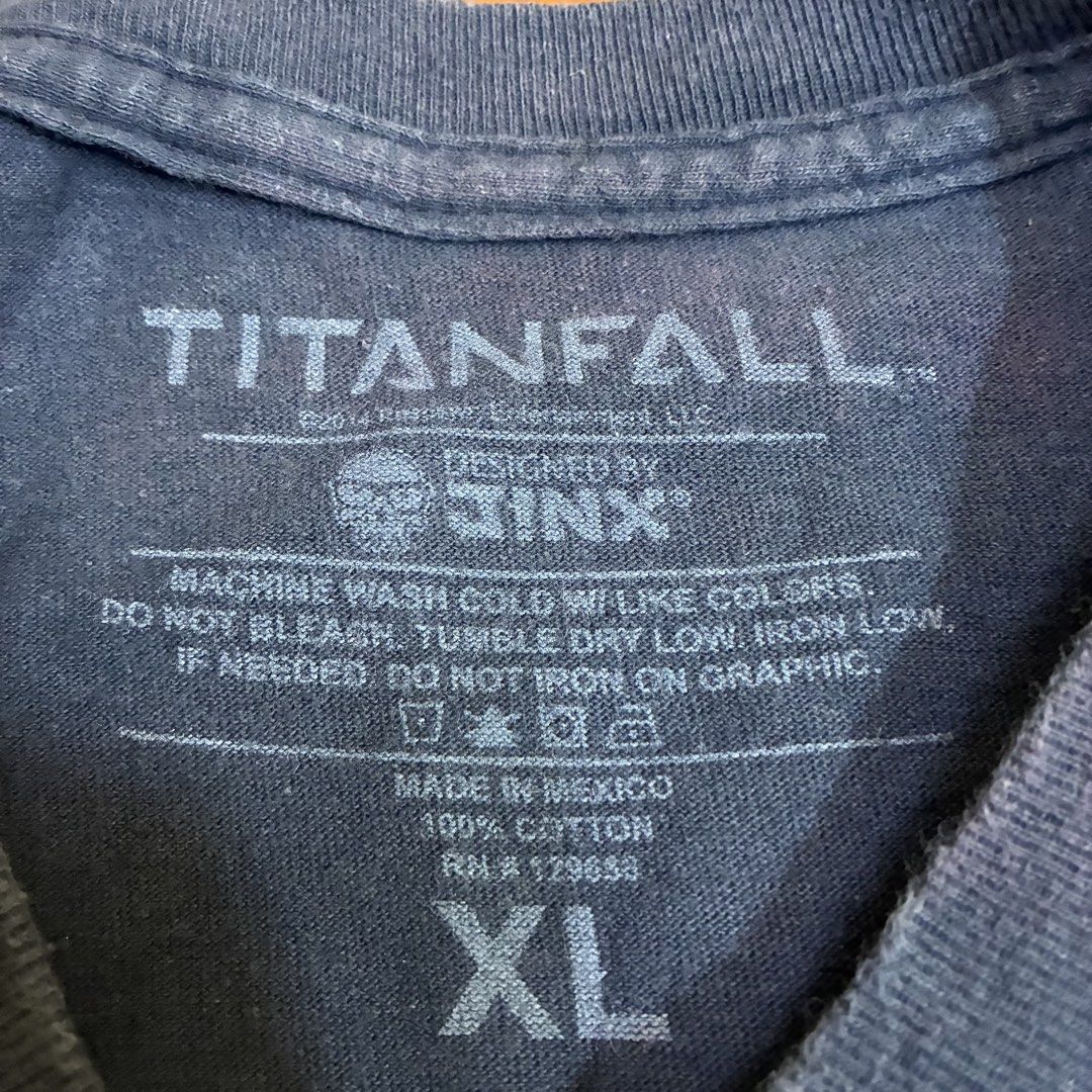 TitanFall video games tee (Category: Tshirts & Polo Shirts) located in Kota Bharu. Submitted by thepickers99 (Listing ID 1455806387, Image 3). Description: Titanfall Video Games Tee Size XL 22x29 Conditions Got faded refer pictures Rm30 CodeA5.