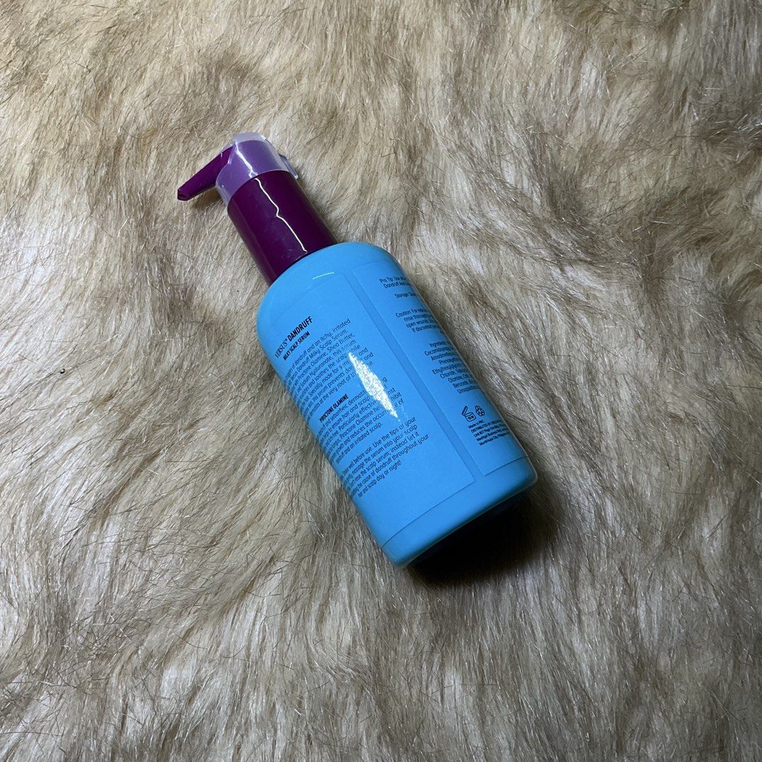 VERSUS Dandruff Milky Scalp Serum 200ml (Category: Hair) located in Manila. Submitted by randomlyyoursph (Listing ID 1455831677, Image 2). Description: Reason for sale: Decluttering (in other word, madami na po me gamit, ayaw ko ma expired sila dahil tinatambak ko lang sila, gets?) THIS IS ORIGINAL, ORIGINAL TALAGA AS IN! SF NOT INCLUDED EXP: 2028 Info: Reduce dandruff in 7 days! Beat the struggles of dandruff and an itchy, irritated scalp with V