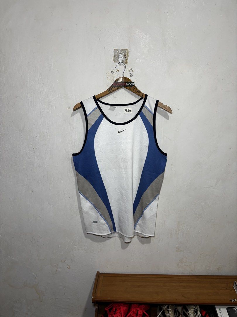 Vintage Nike Running Sando (Category: Activewear) located in Calamba. Submitted by sinauna. (Listing ID 1455688249, Image 1). Description: WTS: Vintage Nike Running Sando Condition/Issues: needs wash (Note: Item’s not faded. Color may vary due to lighting) Dimension: 19x26 Size on tag: 100” Price: Mine - 299+SF Plus shipping fee! Free shipping if you purchase more than 3 items. Also, can give you a discount in my previous listings so check it out