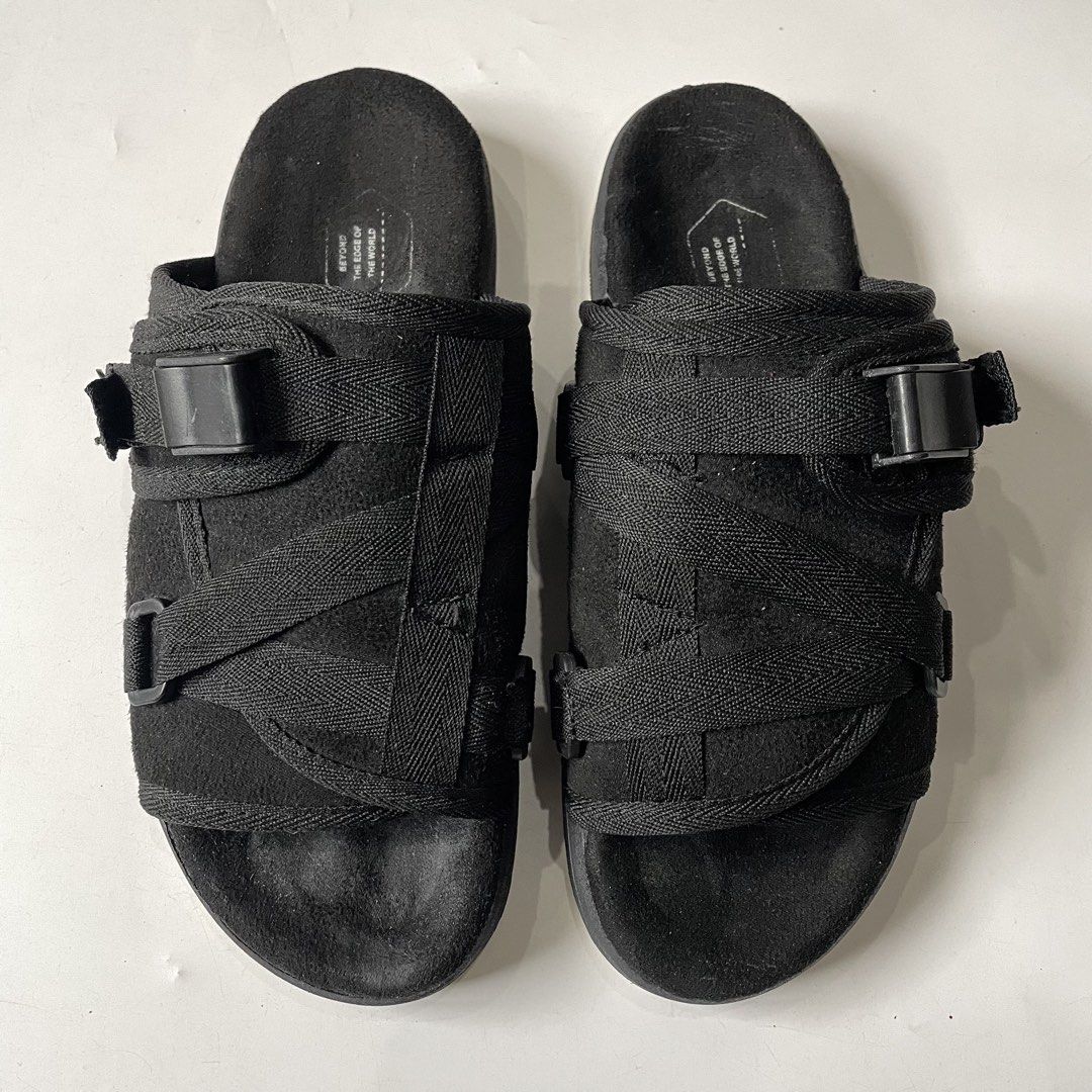 Visvim Christo sandals (Category: Slippers & Slides) located in Baguio. Submitted by chronicles_cache (Listing ID 1455736376, Image 1). Description: Size tagged: M Condition: Great Insole: 11.5 Inches Outsole: 12 Inches shoot your offer.