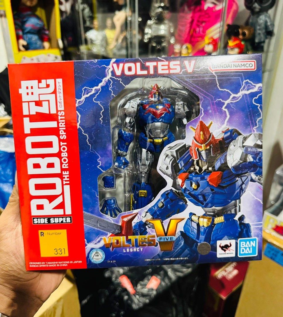 Voltes-V Legacy Robot Spirits (Category: Figurines & Statues) located in Paranaque City. Submitted by icko007 (Listing ID 1455806664, Image 1). Description: Robot Spirits Voltes-V Legacy Bib no issue Php 2999 Only Last Price Location Paranaque Payment Gcash/ Bpi Shipping Lalamove/Lbc Buyers Risk/Fee.