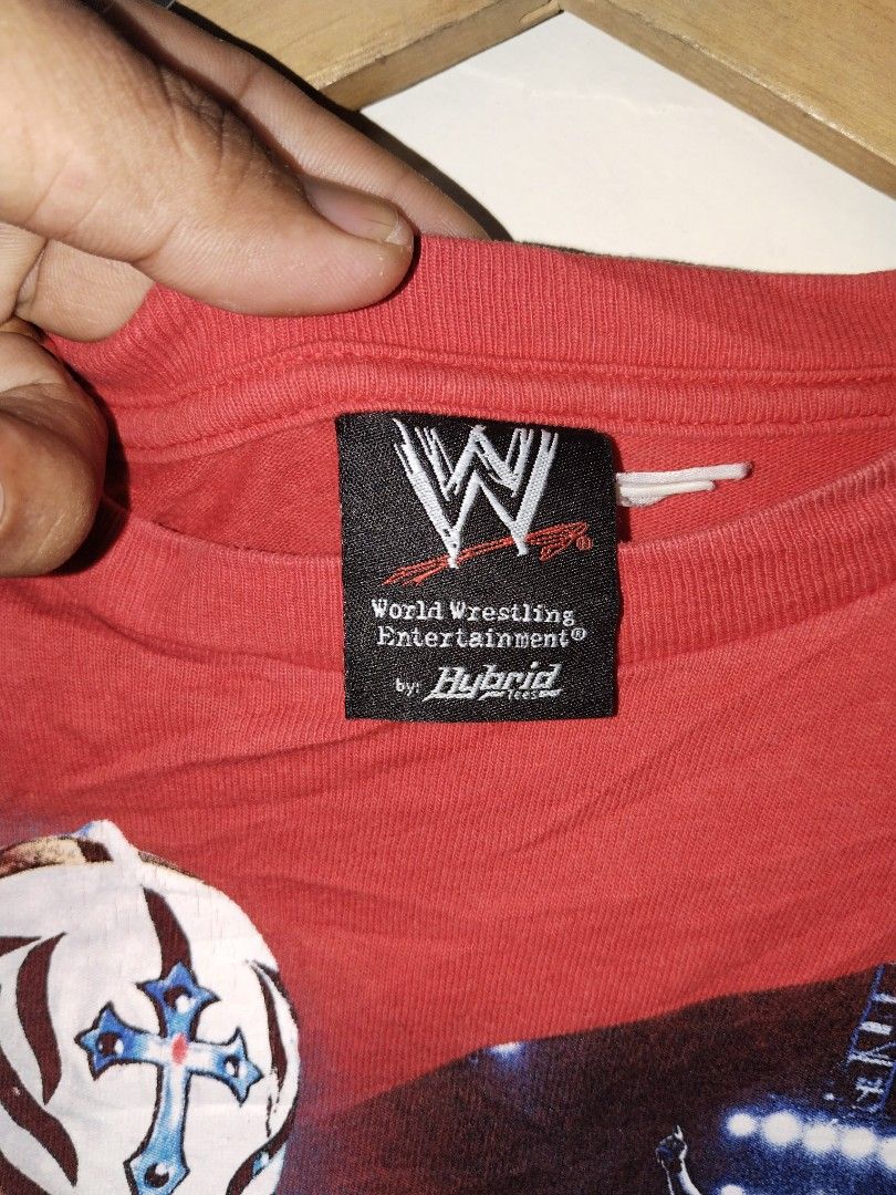 Wrestling tee Rey Mysterio (Category: Tshirts & Polo Shirts ) located in Barili. Submitted by francis88z (Listing ID 1455821833, Image 3). Description: Rey Mysterio size large W21L28 Excellent condition no issue 2500+sf.