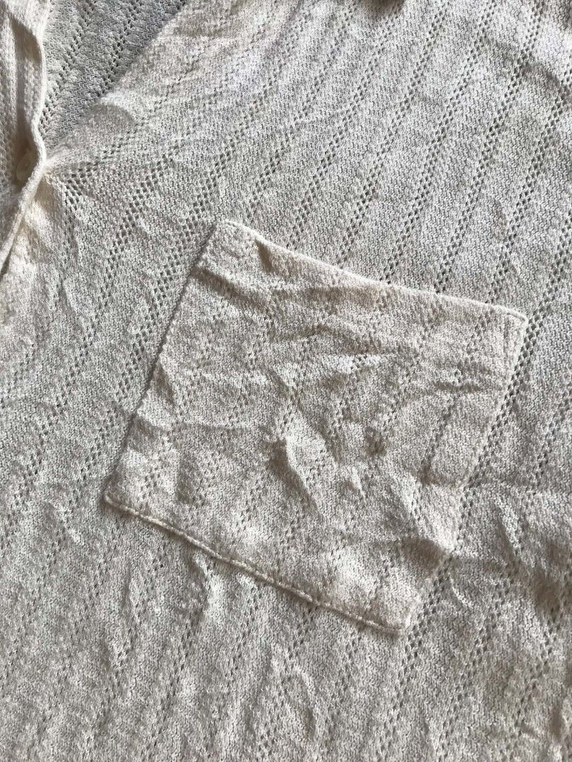 A. P. C. Rue Madame Paris Knitted Button down (Category: Others Tops) located in Pulupandan. Submitted by 89archives (Listing ID 1455876487, Image 3). Description: Size 38 Ontag 20x20 Best Fit S-M Condition Excellent/As new Issue-None Normal Fold marks only! Needwash! Color rate 9.5/10 or Better! Sure buyer's Please make a offer! 🤝❤.