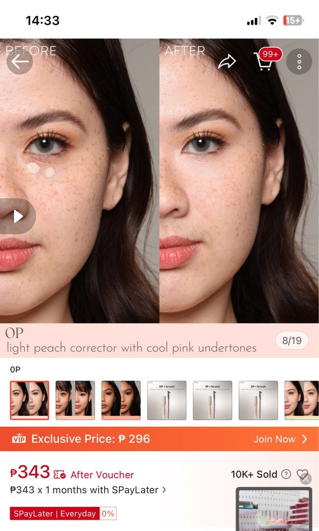 absidy weightless touch color corrector (Category: Makeup) located in Manila. Submitted by kd.preloved (Listing ID 1455909432, Image 1). Description: shade: 0P used twice/thrice rfs; too light.