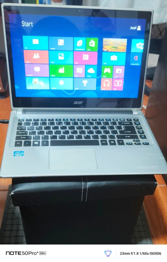 Acer ASPIRE (Category: Laptops & Notebooks) located in Quezon City. Submitted by gametz (Listing ID 1455998903, Image 3). Description: Original Item: CLEAN AND PREVIOUSLY GRANDMA OWNED + LOOKS brand new with light scratches only + NO HISTORY OF REPAIRS -CLEAN AND NEAT - FAST AND UPGRADABLE UNIT - ALL KEYS WORKING -BACKLIGHTED KEYBOARD - USB PORTS ALL GOOD - FLEXIBILITY OF SCREEN (MATIGAS PA) - NO SSUE INTERNAL! GAGAMITIN NLNG. - NO LAGS MABILIS F