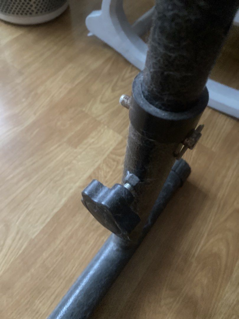 Adjustable Parallel Dip Bars (Category: Cardio & Fitness Machines) located in Singapore. Submitted by anepsl (Listing ID 1455855175, Image 2). Description: - Adjustable parallel dip bars - Perfect for home workouts - Height adjustable via knobs - Sturdy metal construction .