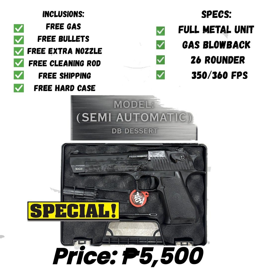 Airsoft toy (Category: Action & Battle Toys) located in Manila. Submitted by king.airsoft.toy (Listing ID 1455990250, Image 1). Description: THIS IS TOY GUN ONLY FAKE Airsoft Toy #toyonly #faketoy #gelblaster DISCLAIMER!! This video features Airsoft toy guns intended for entertainment, educational, demonstration, and hobby purposes only. These are toy airsoft and not real firearms. Please handle responsibly and always observe proper safety guidel