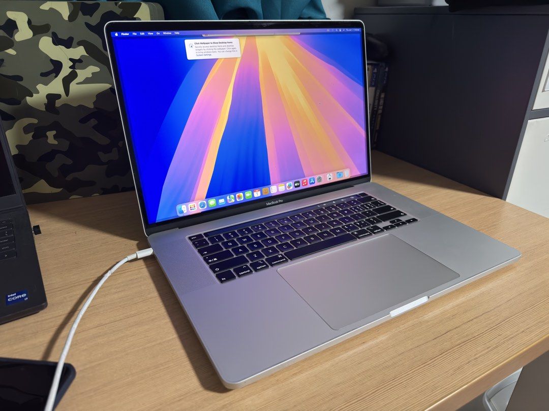 Apple MacBook Pro 2019 16 - inch Touchbar (Category: Laptops & Notebooks) located in Manila. Submitted by gerbie0696 (Listing ID 1455987881, Image 2). Description: Apple MacBook Pro 2019 16 - inch Touchbar Normal battery Price: 26,990 pesos only Original price: 150,000 Condition: Secondhand with minimal marks pn top cover Best price guaranteed ♥️ Specification: ▪️Model : Apple MacBook Pro 2019 Macbook Pro 16,1 ▪️Processor : 2.6GHz 6-core Intel Co