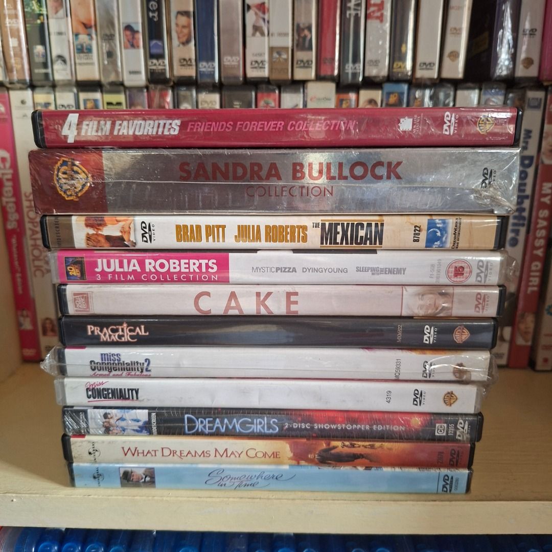 Assorted DVD Movie Collection Part 5 (Category: CDs & DVDs) located in Valenzuela. Submitted by j3k0y (Listing ID 1455939671, Image 2). Description: Various movie titles on DVD; see titles and prices below Genre: Action, Romcom, Drama, Animation, Disney, Comedy, Horror, Musical, Gay-themed, Tagalog In mint condition Sesame Street Sing Along - 350 Insidious - 350 Deliverance R1 - 350 Hitch - 350 Somehwere in Time - 350 Cake R1 - 350 Dreamgirls R1 
