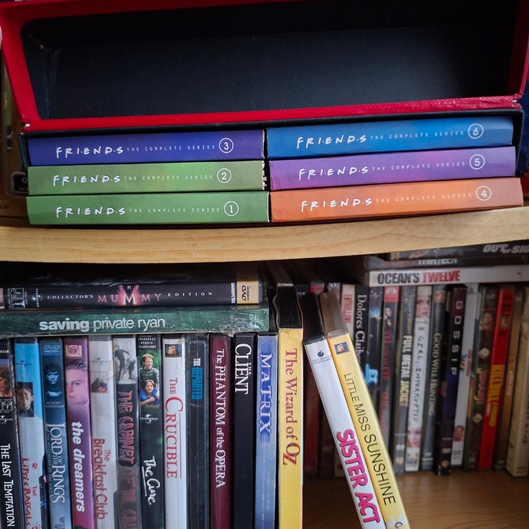 Assorted DVD Movie/Series Collection Part 3 (Category: CDs & DVDs) located in Valenzuela. Submitted by j3k0y (Listing ID 1455932546, Image 2). Description: Various movie titles and series on DVD; see titles and prices below Genre: Action, Romcom, Drama, Animation, Disney, Comedy, Horror, Musical In mint condition FRIENDS Complete Series CLASS A DVD - 1000 (Take note: bootleg) HEROES Seasons 1-3 SET - 1500 GOSSIP GIRL Seasons 1-6 SET REGION 4 - 50