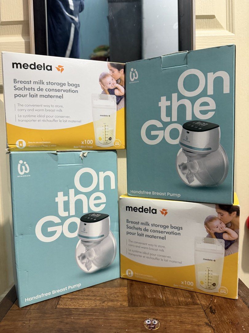 Babymama wise mom breast pump (Category: Breastfeeding & Bottle Feeding) located in Manila. Submitted by thebrandconscious (Listing ID 1455899353, Image 2). Description: Babymama Wisemom On The Go Handsfree Breast Pump 2 pcs with free milk storage.