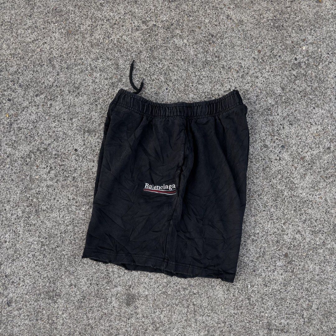 Balenciaga Distressed Short (Category: Luxury Apparel) located in Bacolod City. Submitted by Hanap_ukay (Listing ID 1455956260, Image 2). Description: Balenciaga Distressed Short Size: Large 32-34 Excellent 1,500.