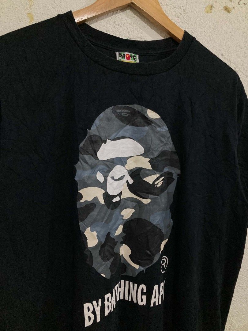 Bape Big Head Camou Glow in the Dark Tee (Authentic) (Category: Tshirts & Polo Shirts ) located in San Jose del Monte. Submitted by zen31 (Listing ID 1456050317, Image 2). Description: BAPE BIG HEAD CAMOU GLOW IN THE DARK TEE (AUTHENTIC) LARGE ON TAG 21X28 DIMENSION EXCELLENT CONDITION 10/10 COLOR RATE NO ISSUE.