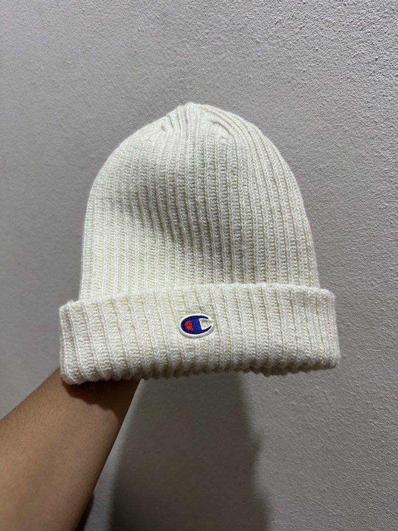 beanie champion (Category: Sets & Coordinates) located in Kuala Lumpur. Submitted by kiddoniel (Listing ID 1455960708, Image 1). Description: untuk di let go beanie champion colour off white dalam tag biru harga boleh nego lagi boleh pm dulu.