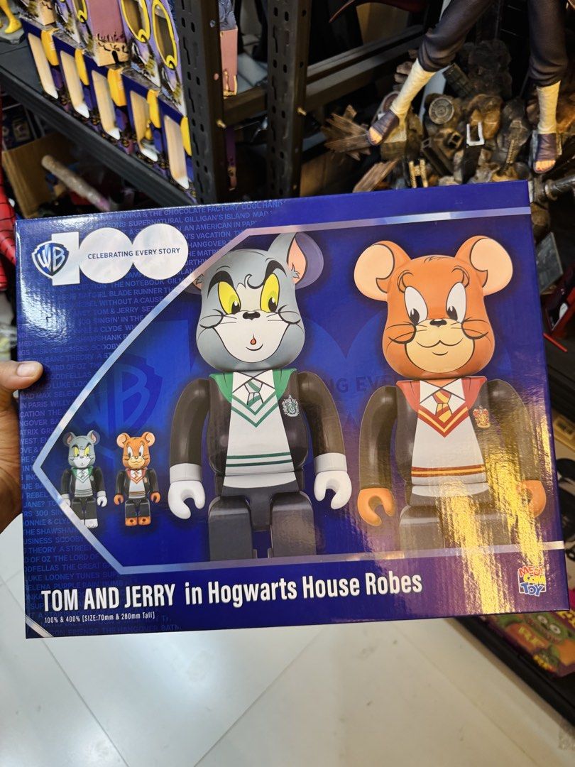 BearBricks Tom and Jerry Hogwarts (Category: Designer & Blind Box Toys) located in Paranaque City. Submitted by icko007 (Listing ID 1456024036, Image 1). Description: BearBricks Tom and Jerry Hogwarts 400% & 100% Bib no issue Price 17k Only No Rush Shipping /Dibs now pay now Location Paranaque Payment Gcash/Bpi Shipping Lalamove/Lbc Buyers Risk / Fee ‼️Seller is not responsible for: lost, stolen, or damaged packages..