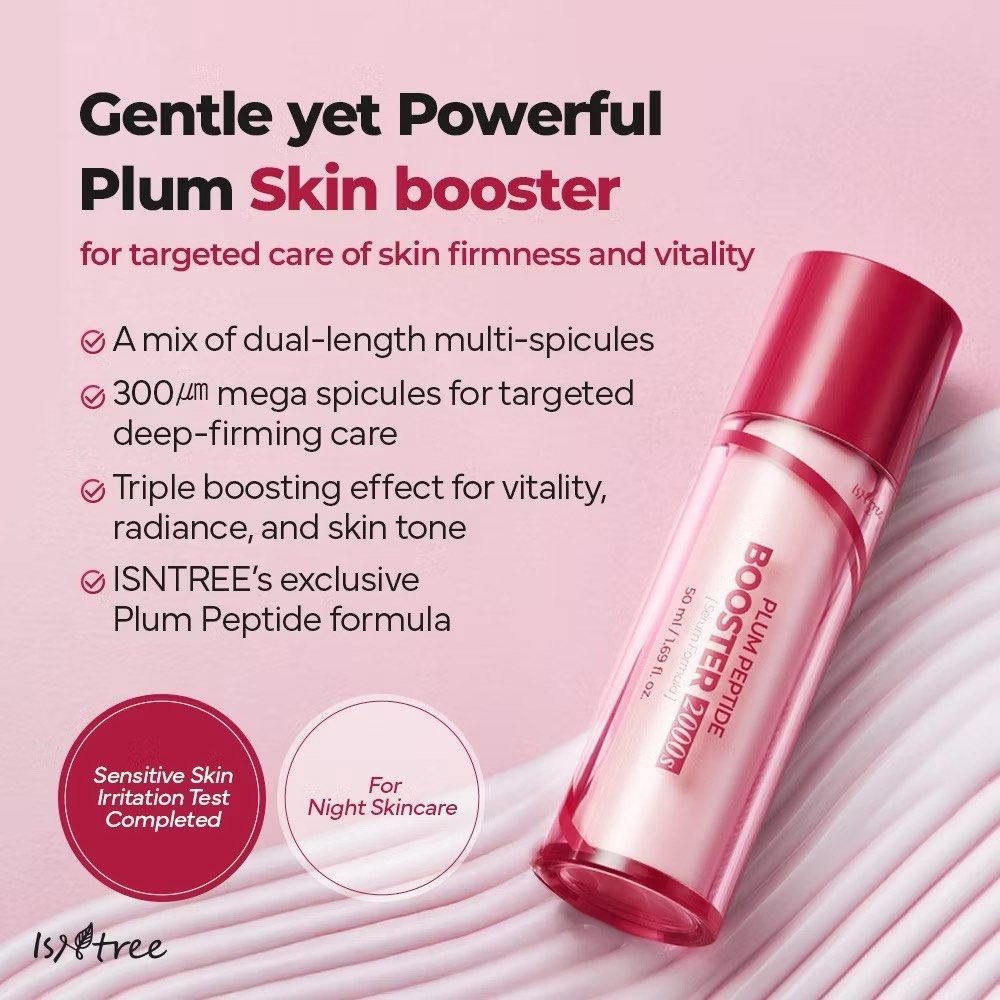 Isntree Plum Peptide Booster 2000s Serum 50ml (Category: Face Care) located in Manila. Submitted by dreamtimecloset (Listing ID 1456020842, Image 3). Description: .