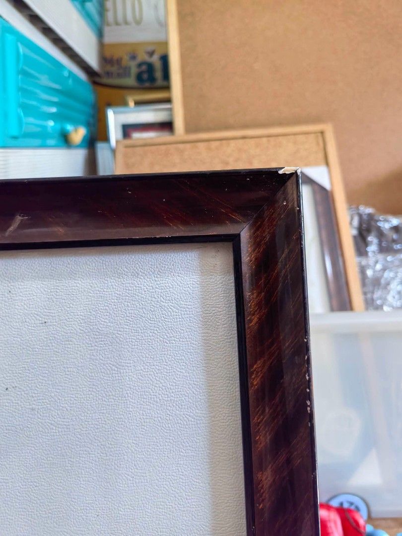 Blank Wood and Glass Frame (Category: Frames & Pictures) located in Cebu City. Submitted by dudes_villanueva (Listing ID 1455859385, Image 3). Description: Blank Wood and Glass Frame 📌 A3 Size 📌 Has paint scratches. Retouch nyo nalang. Display 11.7x16.5 in.