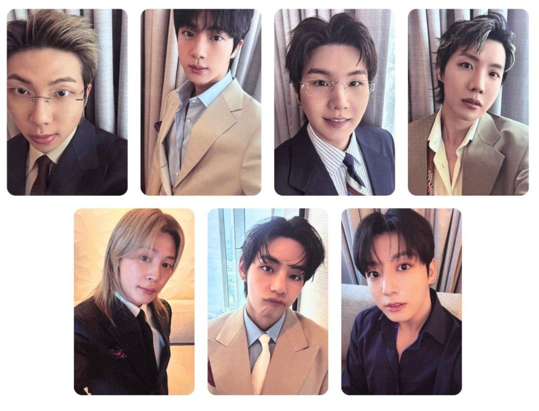 BTS Arirang in Busan Gift PC set (sealed) (Category: K-Wave Merchandise) located in Baguio. Submitted by noockosmos (Listing ID 1455905421, Image 3). Description: Sealed OT7 pc set.