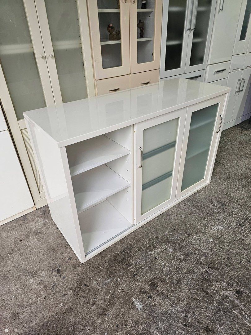 Buffet Cabinet (Duco)‼️ (Category: Shelves, Cabinets & Racks) located in Quezon City. Submitted by ledamadel (Listing ID 1455864115, Image 2). Description: Buffet Cabinet (Duco)‼️₱8,800‼️ ✔️L-47.5 H-30.5 W-18 inches 📐 ✔2 Sliding, 3 Drawers 🗄 ✔️Laminated 🔖 ✔️Compress & Mdf Back 🪵 ✔Scratches As-is! 👌 Location: 40 Aplaya St Napocor Vill. Tandang Sora Quezon City. For inquiry please Pm us or Call. 09066885859 Please like our page thanks! 👇👇👇�