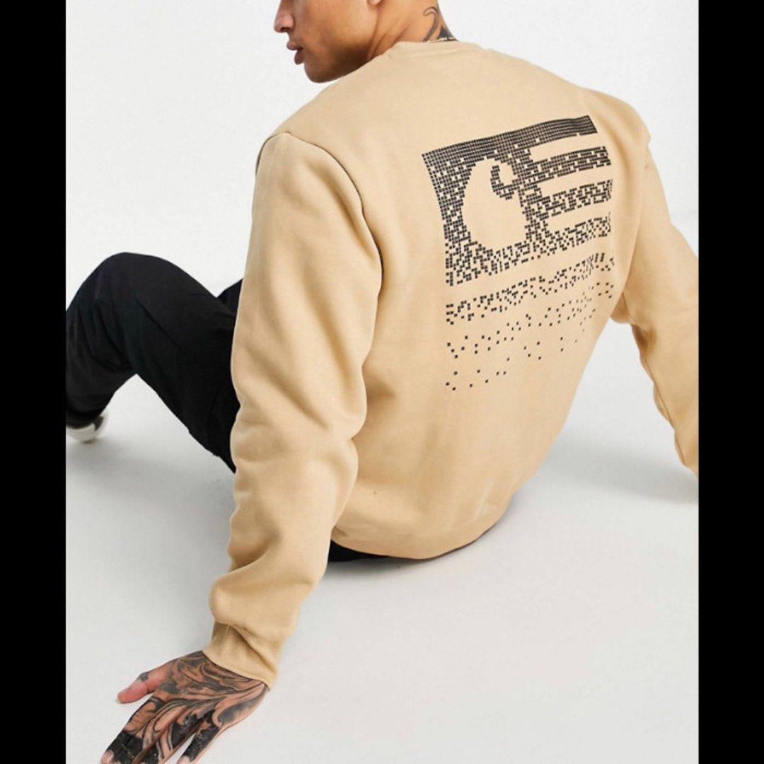 Carhartt WIP Fade State Sweatshirt (Category: Activewear) located in Bocaue. Submitted by mosthighcollective (Listing ID 1455990313, Image 3). Description: Carhartt WIP Fade State Sweatshirt Size: L on tag Dimes: 24 width 28 length Good as new No issue 2000 only Dm me to purchase 📥.