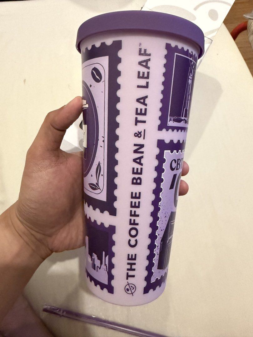 Coffee Bean Anniversary Tumbler (Category: Water Bottles & Tumblers) located in Mandaluyong City. Submitted by wayby (Listing ID 1455884968, Image 2). Description: Purple color.
