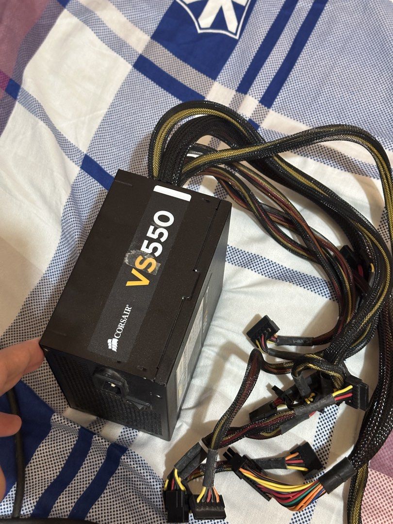Corsair VS 550 (550w) PSU (Category: Computer Parts) located in Cebu City. Submitted by peachmiahpie (Listing ID 1455976361, Image 1). Description: Corsair vs 550 PSU no issues! All working! Just recently upgraded to 650w PSU LOC:cebu city.