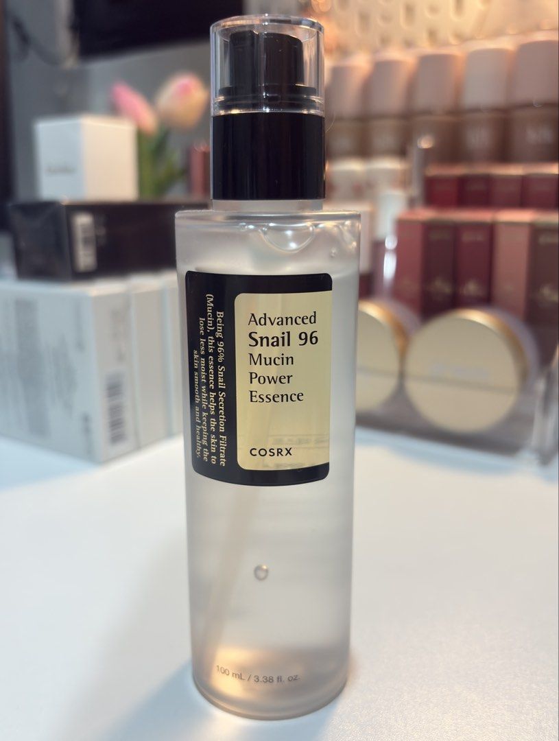 COSRX Advanced Snail 96 (Category: Face Care) located in Imus. Submitted by skincare_niche (Listing ID 1456002623, Image 1). Description: Used twice only! no box :( But its newww got it as pr package lang from the brand :) AUTHENTIC!.