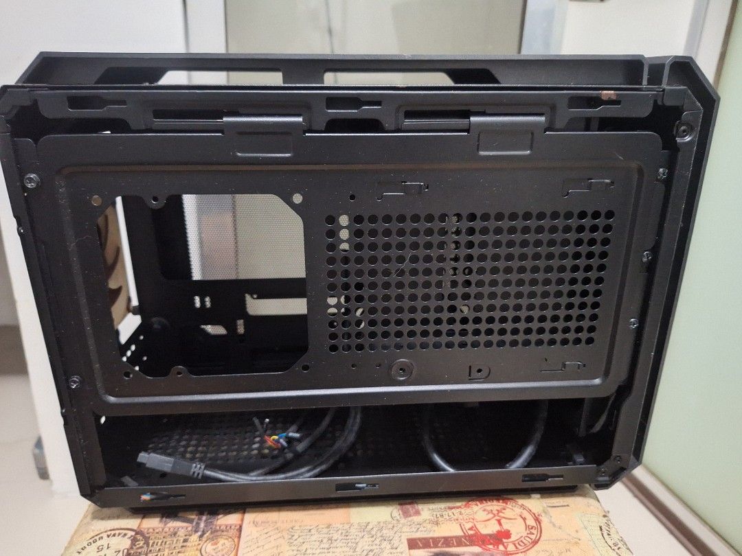 Cougar QBX Mini ITX Computer Case (Category: Desktops) located in Quezon City. Submitted by pikapickle (Listing ID 1456026140, Image 2). Description: - Cougar QBX Mini ITX Computer Case - W/ signs of use - Can fit standard ATX PSU - Compact Small Form Factor (SFF) - Includes 1x 90mm Noctua Fan for Rear Exhaust - Includes 1 80mm Arctic Fan for Air intake - Ideal for building a powerful, small PC - PM for any questions and pics.