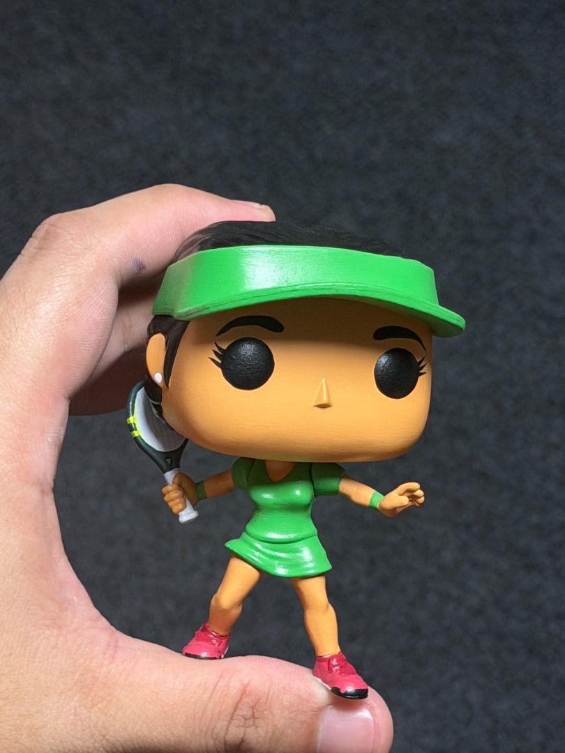 CUSTOM Funko Pop Alex Eala Mubadala DC Open (Category: Designer & Blind Box Toys) located in Las Pinas. Submitted by b.are (Listing ID 1455941981, Image 1). Description: Alex Eala custom Pop Mubadala Open 🎾🏆 2800php This is made of custom Funko Pops; no 3d printing Complete with custom box and box protector Location: Las Piñas Payment options: BPI, GCash Shipping options (shouldered by buyer): Grab, Lalamove, GogoXpress.