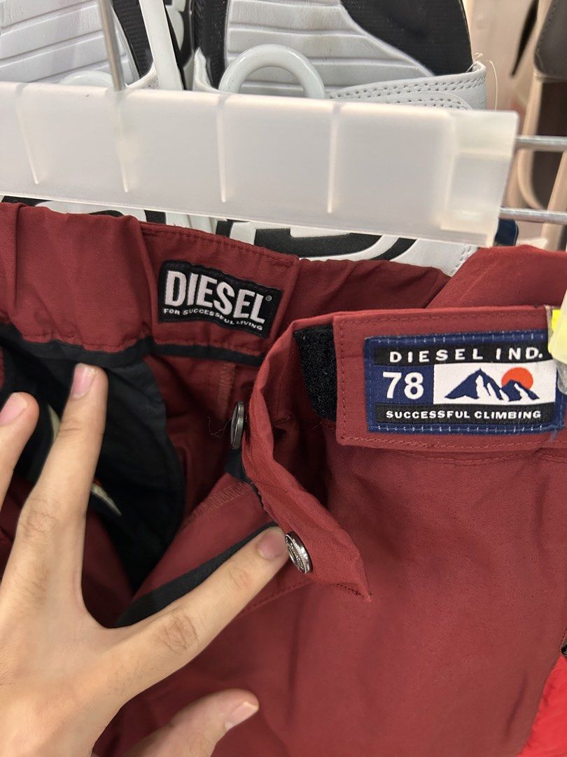 Diesel Active nylon pants (Category: Jeans) located in Lapu Lapu. Submitted by frombelow_ph (Listing ID 1455946747, Image 2). Description: Diesel Active Pants X-large Authentic Around 36-40 x 42 Dimes.
