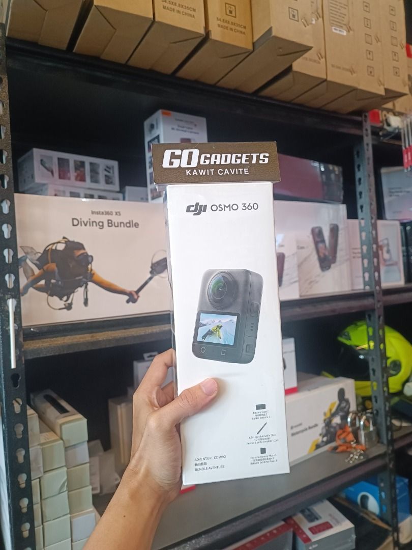 DJI Osmo 360 (Adventure Combo) (Category: Cameras) located in Caloocan City. Submitted by kentsalvador31 (Listing ID 1455933091, Image 1). Description: LEVEL UP YOUR 360 CONTENT! 🔥🎬 The ultimate 360 camera is now available ON HAND! Perfect combo para sa smooth, cinematic, at immersive shots! 🔹 DJI Osmo 360 (Adventure Combo) 💬 Message us now for full specs & recommendations! 📷 Perfect for: ✔ Motorcycle rides ✔ Motovlogging ✔ Travel videos ✔ C