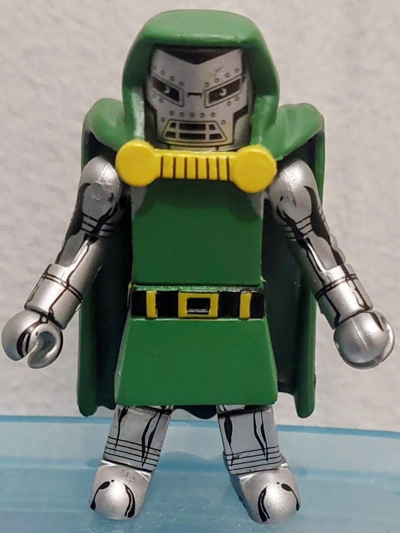 Dr. Doom Marvel Minimate Figure (Category: Designer & Blind Box Toys) located in Pasig City. Submitted by toydaddyph (Listing ID 1456022555, Image 2). Description: Item is an original loose 2-inch Marvel Minimates figure of Dr. Doom from the Thing and Dr. Doom boxed set released in December 2003. Minimates are block-styled miniature action figures created by Diamond Select Toys (previously by Art Asylum) from 2002 and onwards. What you see is wha