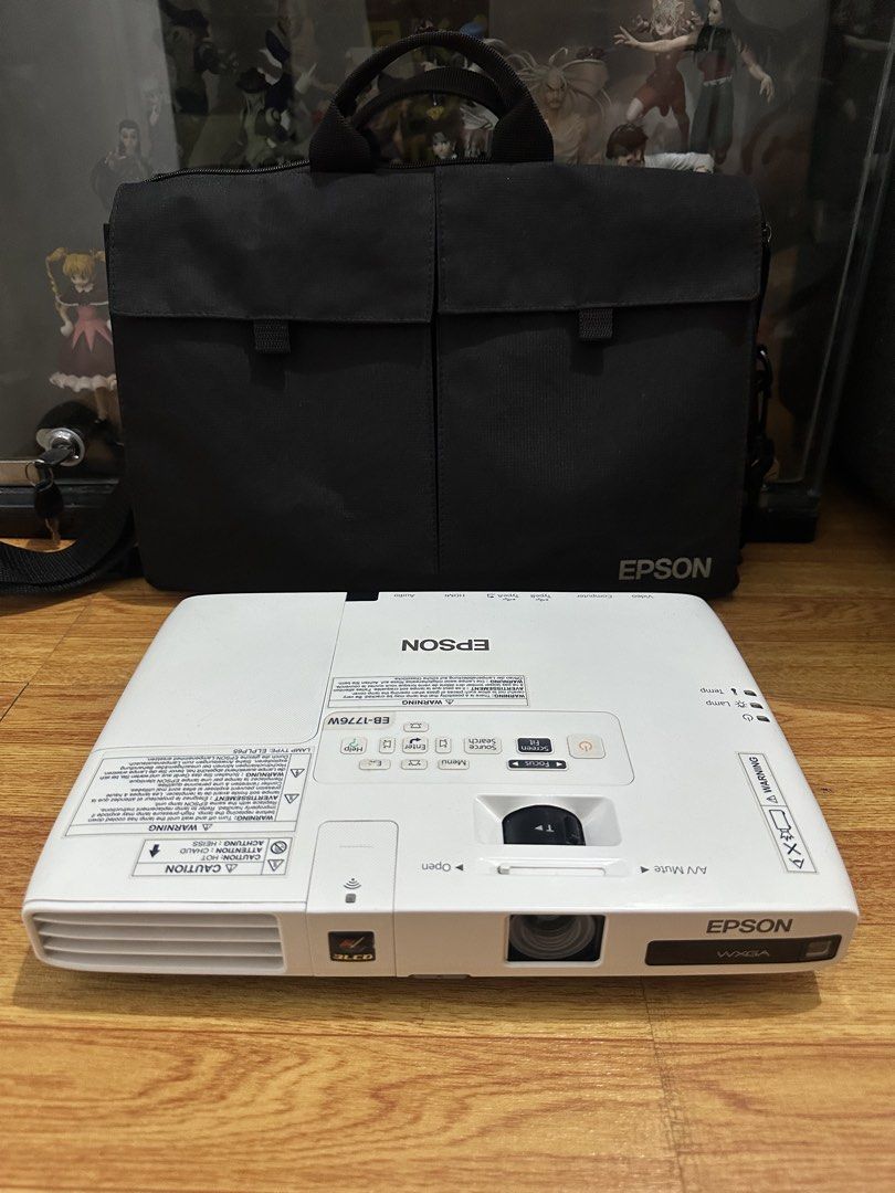 EPSON PROJECTOR SLIM TYPE (Category: Projectors) located in Makati City. Submitted by BudgetProjectorManila (Listing ID 1455893034, Image 1). Description: FOR SALE 💯 EPSON EB-1776W PROJECTOR (SLIM TYPE) 3,000 LUMENS HDMI READY 3LCD TECHNOLOGY WIDE PROJECTION SUPER BRIGHT DISPLAY GOOD AS NEW (155hr USED ONLY) WITH BAG AND CABLES GOOD FOR MEETINGS, CLASSROOM AND ETC 9,990PHP ONLY ✅✅✅ TAGUIG CITY .