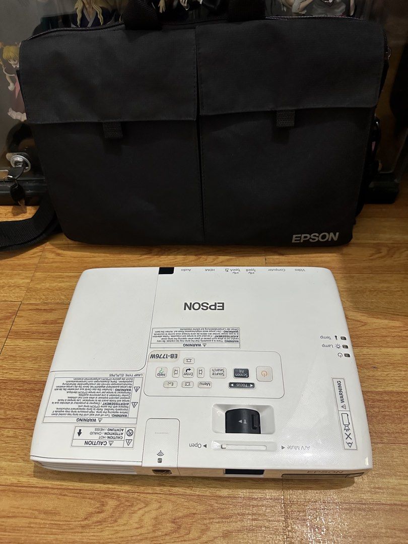 EPSON PROJECTOR SLIM TYPE (Category: Projectors) located in Makati City. Submitted by BudgetProjectorManila (Listing ID 1455893034, Image 2). Description: FOR SALE 💯 EPSON EB-1776W PROJECTOR (SLIM TYPE) 3,000 LUMENS HDMI READY 3LCD TECHNOLOGY WIDE PROJECTION SUPER BRIGHT DISPLAY GOOD AS NEW (155hr USED ONLY) WITH BAG AND CABLES GOOD FOR MEETINGS, CLASSROOM AND ETC 9,990PHP ONLY ✅✅✅ TAGUIG CITY .