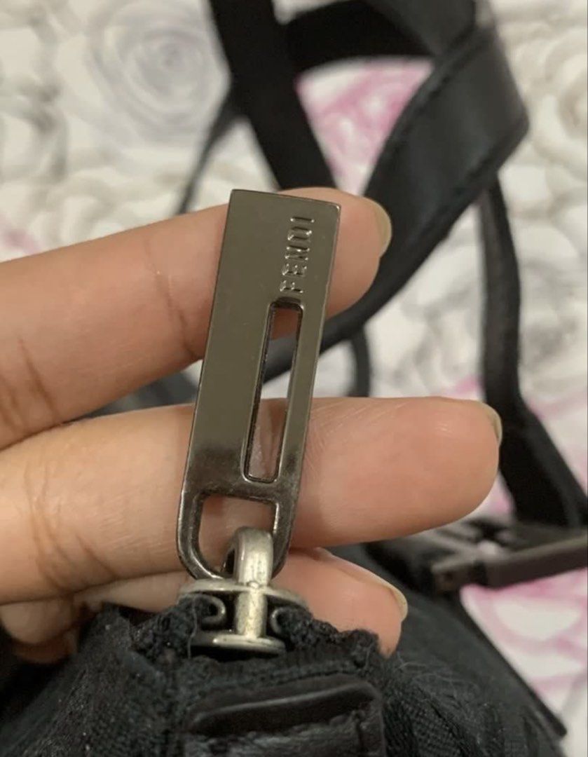 Fendi Zucca Monogram Tote Bag (Small) (Category: Luxury Bags & Wallets) located in Iba. Submitted by luxbagsandblings (Listing ID 1455923497, Image 2). Description: 🌸Guaranteed 💯Authentic Fendi Zucca Monogram Tote Bag in Black (Small size) -💎RARE FIND!!✨ 💛 -Slightly Negotiable✅ NO LOWBALLERS -Coded✅ -Rank A Condition✨ -Fendi Stamp on all hardwares -FF Zipper 📸Please Check all Photos ✨ ✅Normal signs of use only. Please manage your expectation
