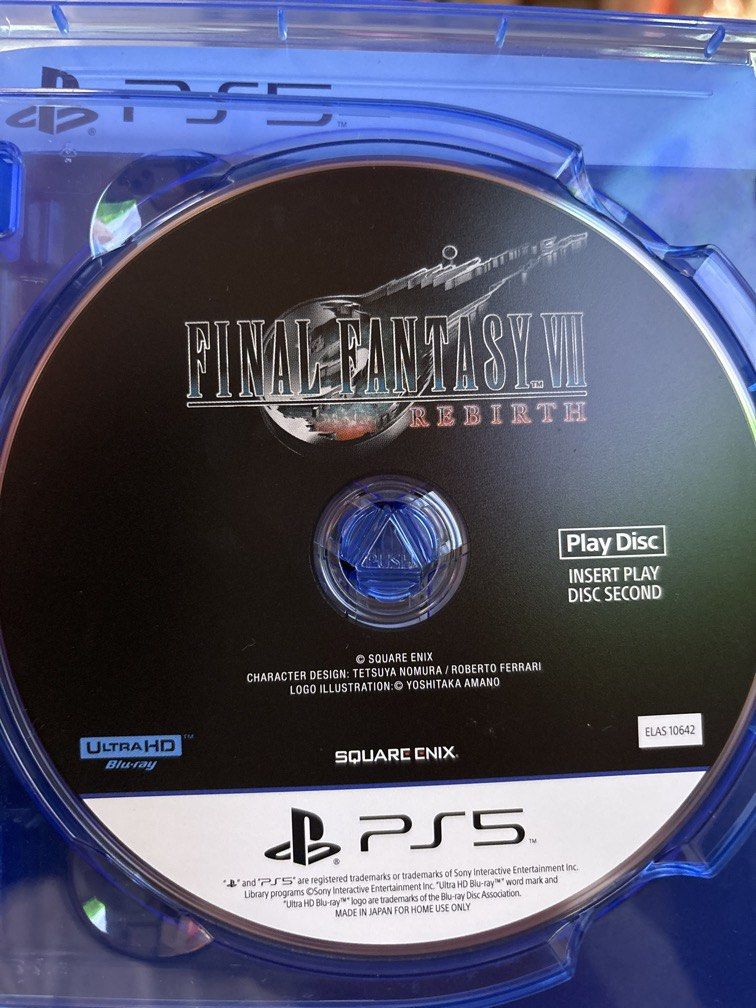 Final Fantasy VII Rebirth – PS5 (Category: PlayStation) located in Antipolo. Submitted by boldbear-b189b5 (Listing ID 1455881537, Image 2). Description: Complete with case Disc in good condition / tested working Used product code No issues Negotiable for sure buyer 📍shipping available - Marcos Highway, Antipolo City 📩 PM if interested!.