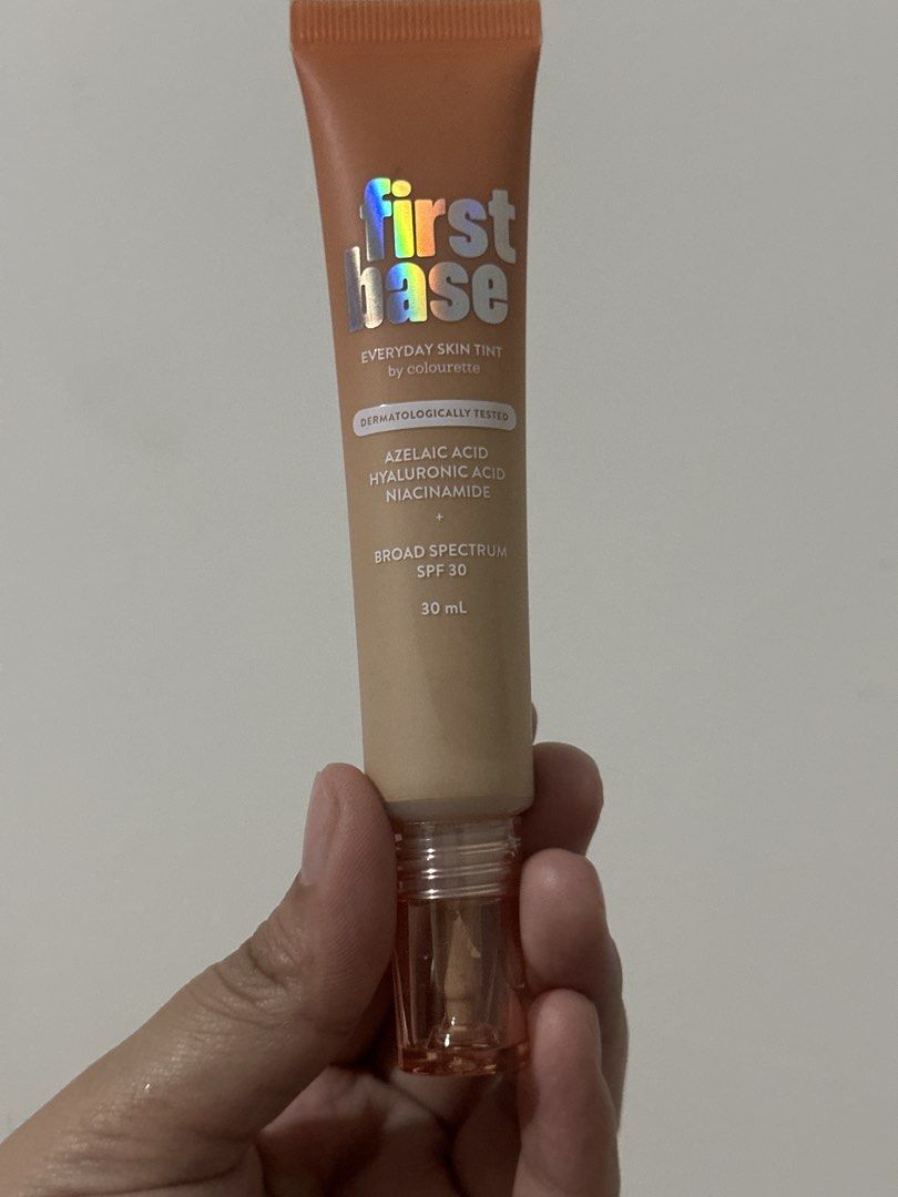 First Base Everyday Skin Tint by Colourette (Category: Makeup) located in Navotas City. Submitted by png_ay (Listing ID 1455990372, Image 3). Description: - Colourette First Base Everyday Skin Tint in LAZI Medyo na luma nalang yung box dahil na stock sya pero brand new pa to as in. 250+SF RFS: Decluttering Shipping via J&T.