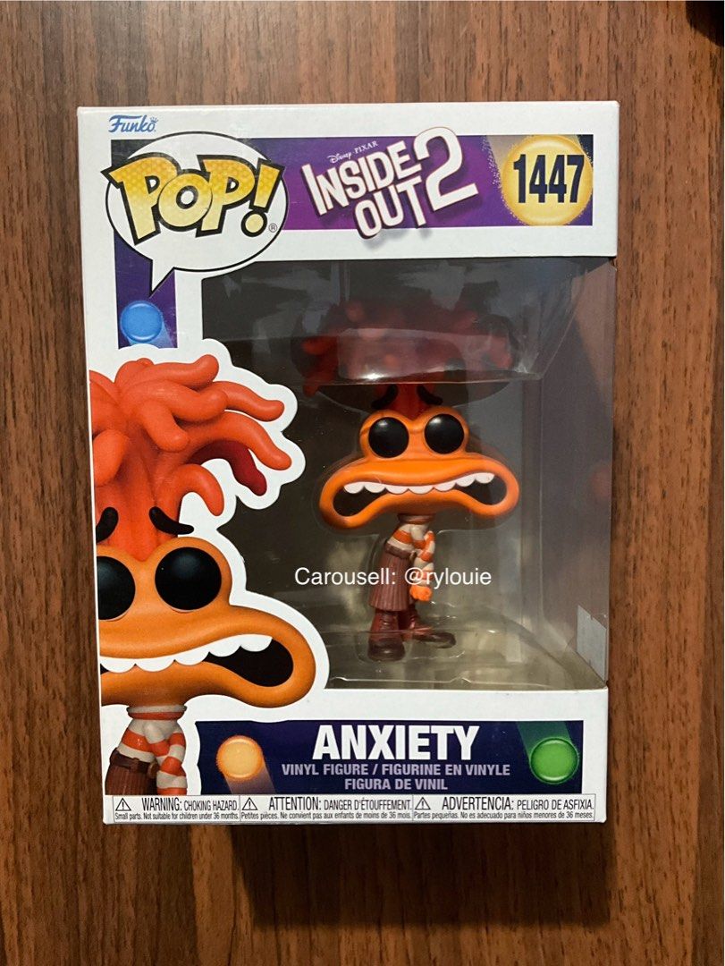 Funko Pop! Disney Pixar: Inside Out 2 - Anxiety (Category: Designer & Blind Box Toys) located in Quezon City. Submitted by rylouie (Listing ID 1455957726, Image 1). Description: Funko Pop! Disney Pixar: Inside Out 2 - Anxiety - from personal collection - box condition: 9/10 (no issue) - protector NOT included - +30 for USED Boss protector - Loc: QC - sdd shipping/ lbc cop DM for more pictures and inquiries .