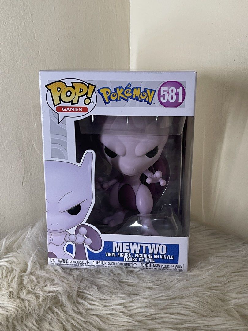 Funko Pop Pokemon Mewtwo Vinyl Figure #581 (Category: Figurines & Statues) located in Manila. Submitted by shoptoji (Listing ID 1455972732, Image 2). Description: Condition: 9.5/10 ‼️Please see photos for issues ‼️Comes with free boss protector ‼️Box is unopened, figure not taken out of the nox .