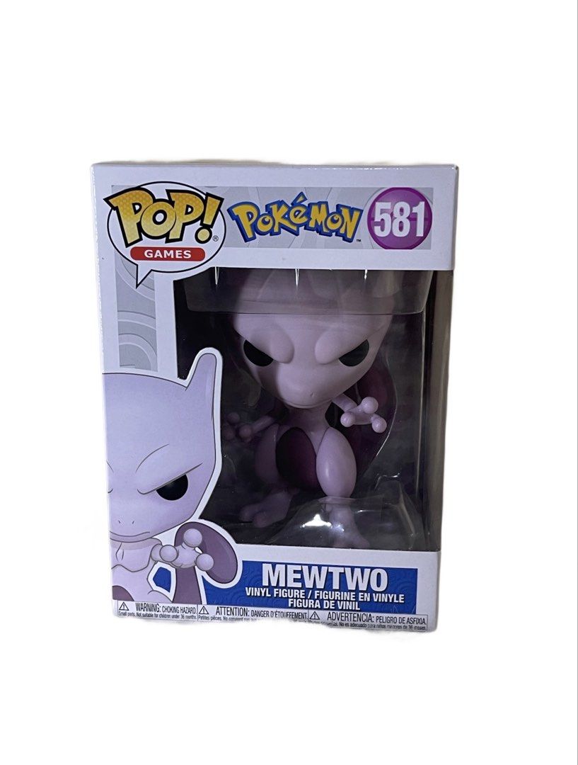 Funko Pop Pokemon Mewtwo Vinyl Figure #581 (Category: Figurines & Statues) located in Manila. Submitted by shoptoji (Listing ID 1455972732, Image 1). Description: Condition: 9.5/10 ‼️Please see photos for issues ‼️Comes with free boss protector ‼️Box is unopened, figure not taken out of the nox .