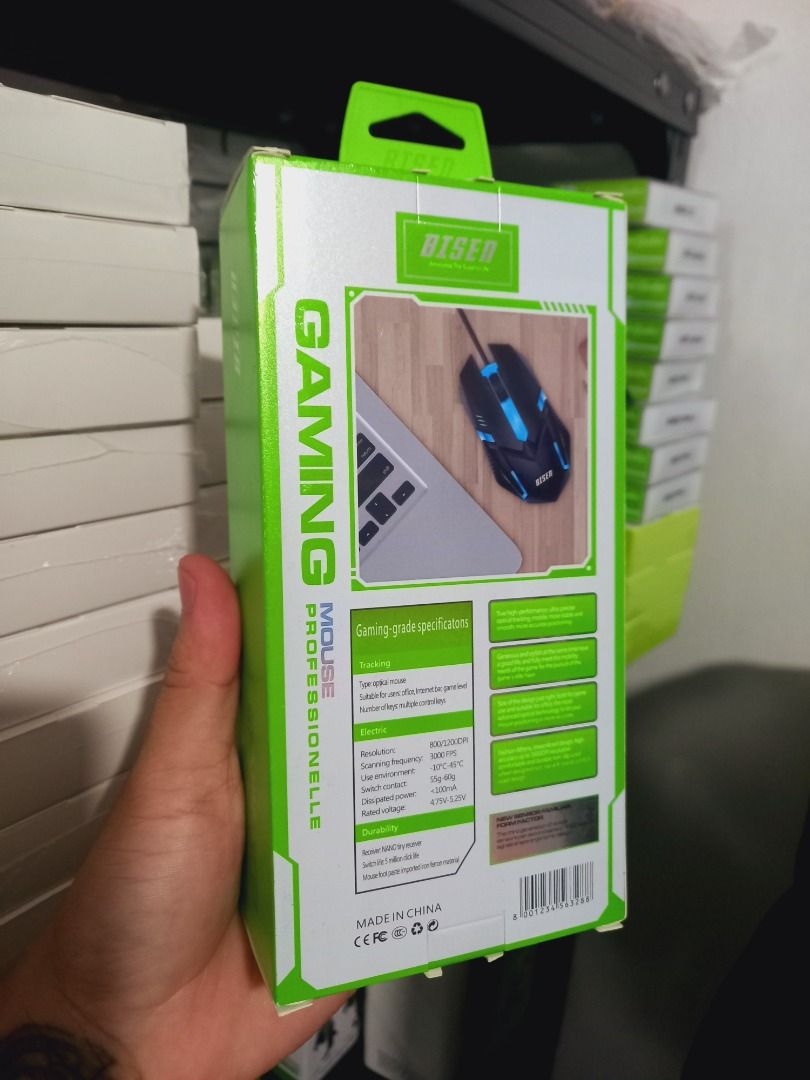 GAMING MOUSE RGB (Category: Mouse & Mousepads) located in Caloocan City. Submitted by gentle_jerico (Listing ID 1455972118, Image 2). Description: BISEN : GAMING MOUSE RGB.