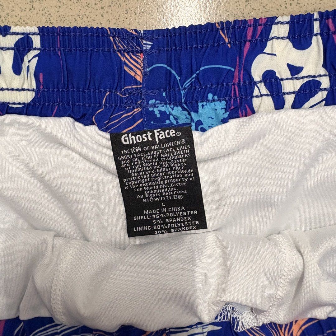 Ghost Face Mens "Tropical Floral Print" (Category: Swim Trunks & Board Shorts) located in Las Pinas. Submitted by collabcart (Listing ID 1456049333, Image 3). Description: 🔥 USA-SOURCED BOARD SHORTS 🇺🇸 🌊Ghost Face Mens "Tropical Floral Print" Size: Medium Large ✅Brandnew ✅Walmart / JC Penny Pullout ✅100% Authentic bold, colorful statement print that brings serious streetwear + beach vibes. Perfect for swimming, beach trips, vacations, or just