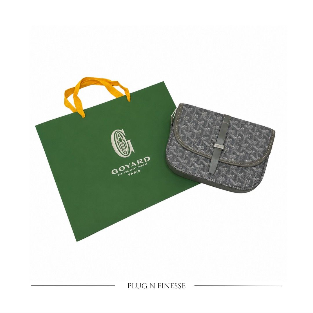 Goyard Chevron Shoulder Bag (Category: Luxury Bags & Wallets) located in Manila. Submitted by twoninehundred (Listing ID 1456050832, Image 3). Description: Goyard Belvedere Crossbody Bag Available colors: - Black - Navy Blue - White - Pink - Gray - Green ☑️ with dust bag ☑️ ONHAND ☑️ UNISEX NO BOX! ( ADD 50 FOR PAPER BAG ) DM for orders and inquires 📍Location: Vito Cruz Taft Ave..