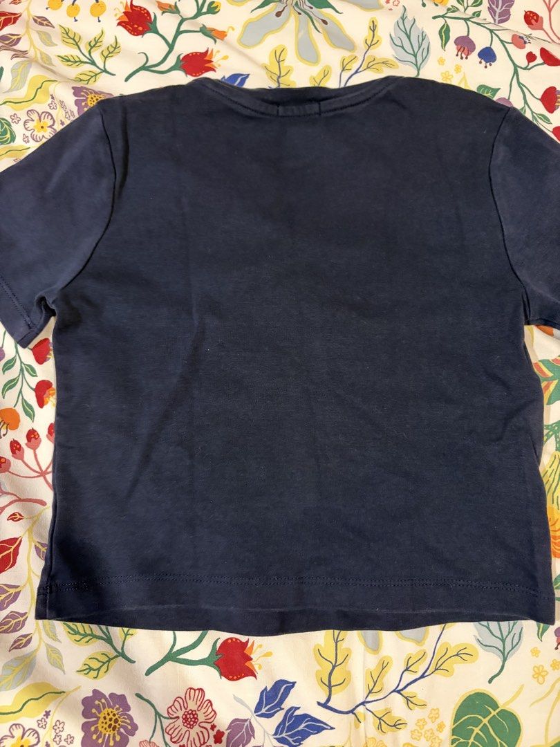 GU Navy Blue Cropped Shirt (Category: Shirts) located in Muntinlupa City. Submitted by monicaleonor (Listing ID 1456011436, Image 2). Description: - cropped and tight fit - soft cotton material .