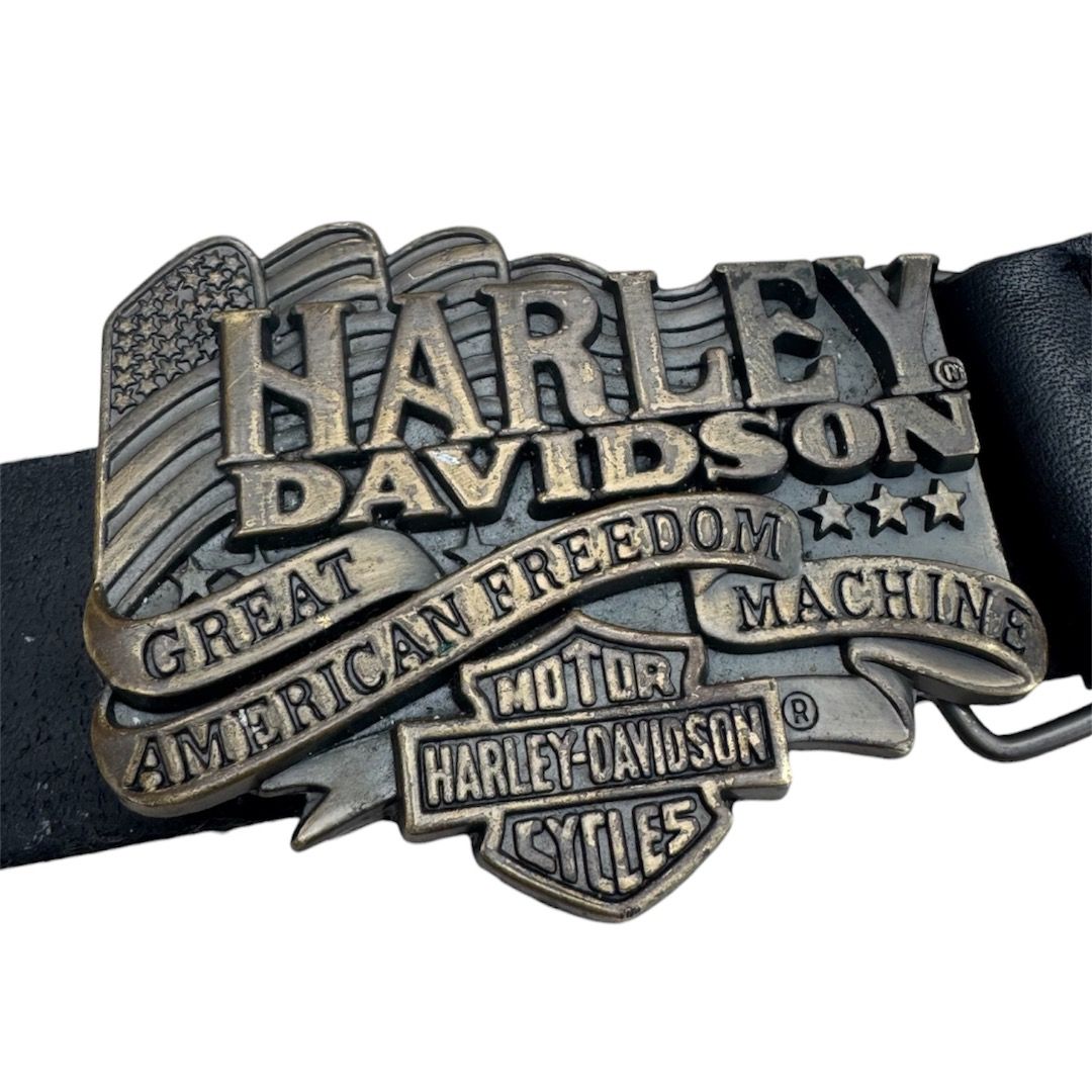 Harley Davidson Belt (Category: Belts) located in Kabankalan. Submitted by secondhandgems2 (Listing ID 1455855774, Image 2). Description: Ptpa Harley Davidson Belt Best Fit (28-30 Waist) (35 Length) Excellent Condition Sign of Usage Only No Major Flaws .