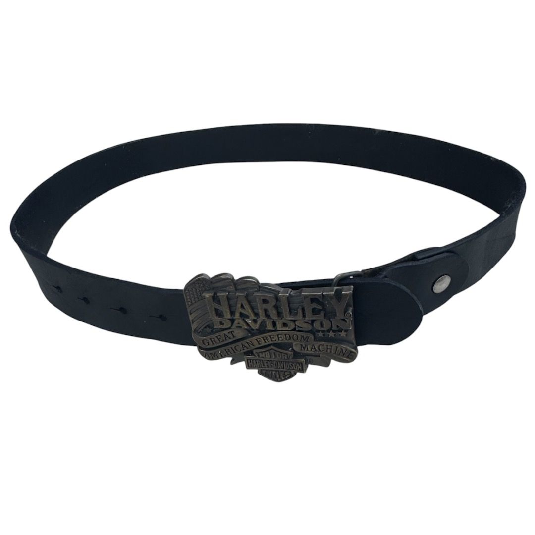 Harley Davidson Belt (Category: Belts) located in Kabankalan. Submitted by secondhandgems2 (Listing ID 1455855774, Image 1). Description: Ptpa Harley Davidson Belt Best Fit (28-30 Waist) (35 Length) Excellent Condition Sign of Usage Only No Major Flaws .
