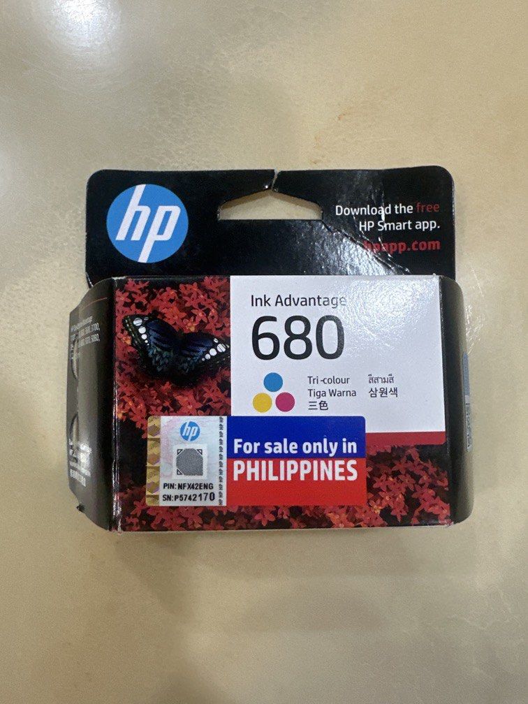 Hp Ink Advantage 680 Tri-color (Category: Printers, Scanners & Copiers) located in Manila. Submitted by jinboo (Listing ID 1455924730, Image 1). Description: .