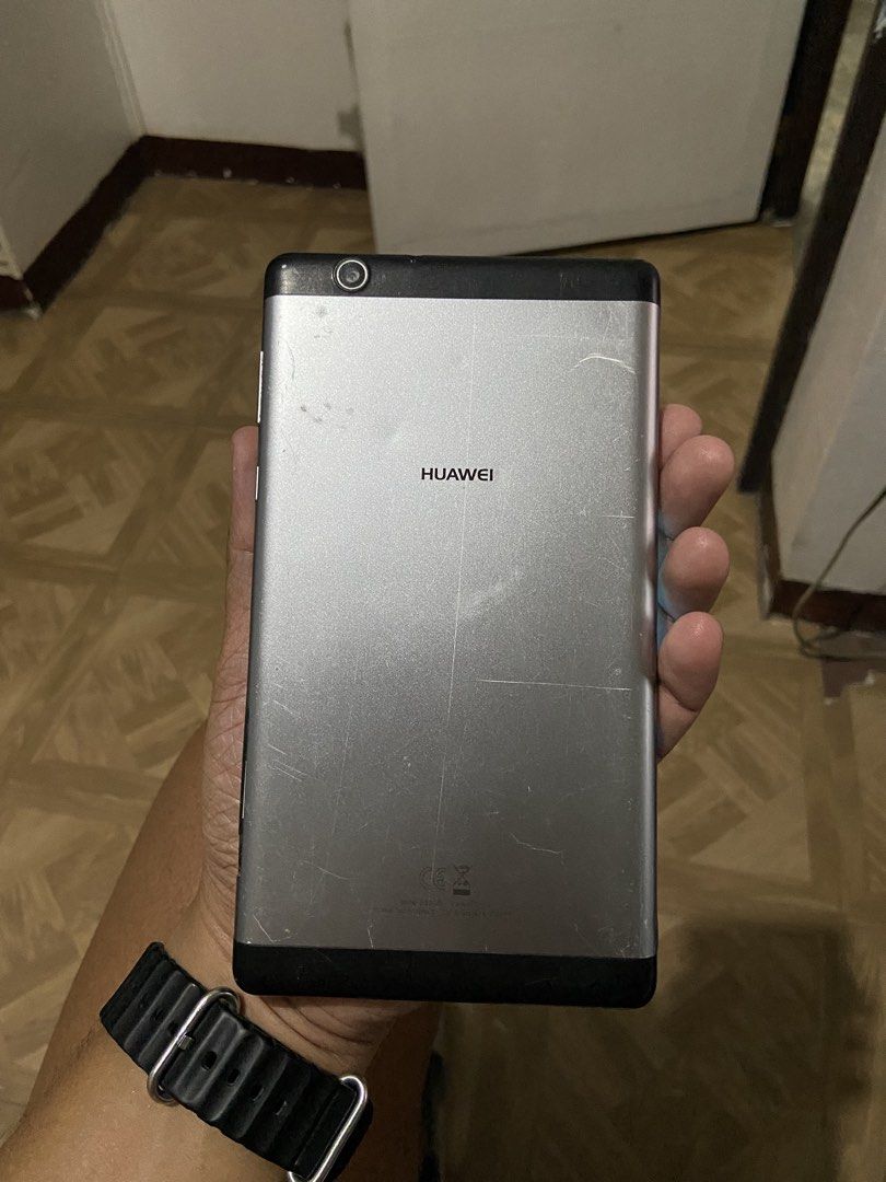 Huawei T3 7 (Category: Android) located in Bulacan. Submitted by kapskaps (Listing ID 1455978013, Image 3). Description: Huawei T3 7 No issue all working Wala lang cover yung sim/sd card tray Tablet only.