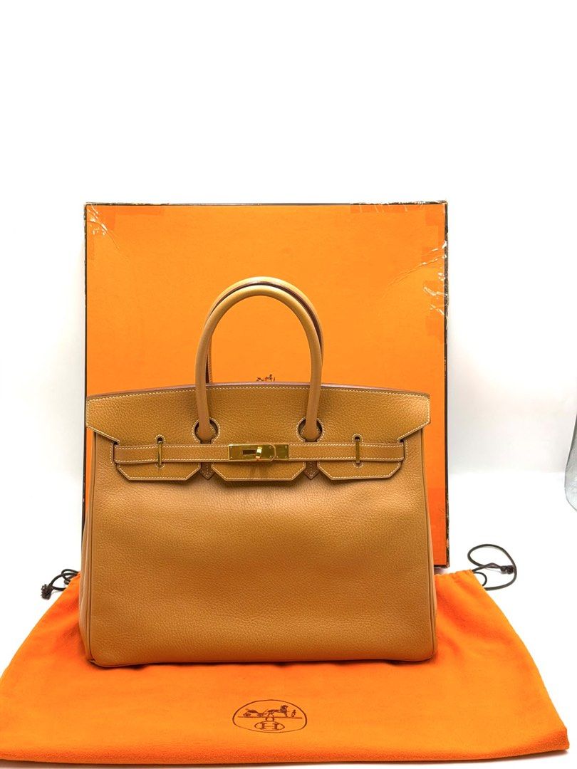 In Good Condition!!! Hermes Birkin 35 Natural Sable (Category: Luxury Bags & Wallets) located in Taguig. Submitted by gcarlet1996 (Listing ID 1455871691, Image 1). Description: .